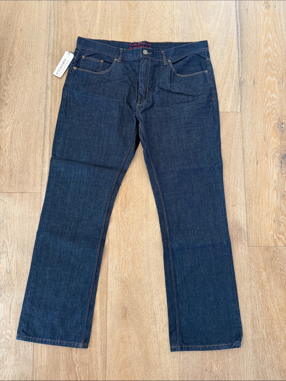 Perry Ellis Dark Blue Bootcut Jeans